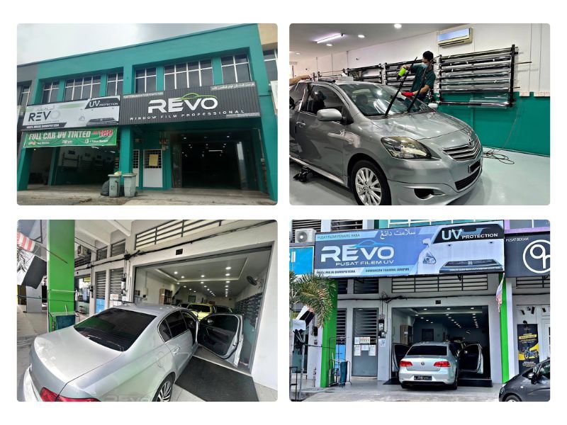 Kedai Cermin Kereta Kuantan REVO Window Film Specialist