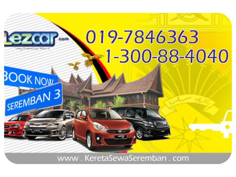 Kereta Sewa Seremban Klezcar Seremban 3