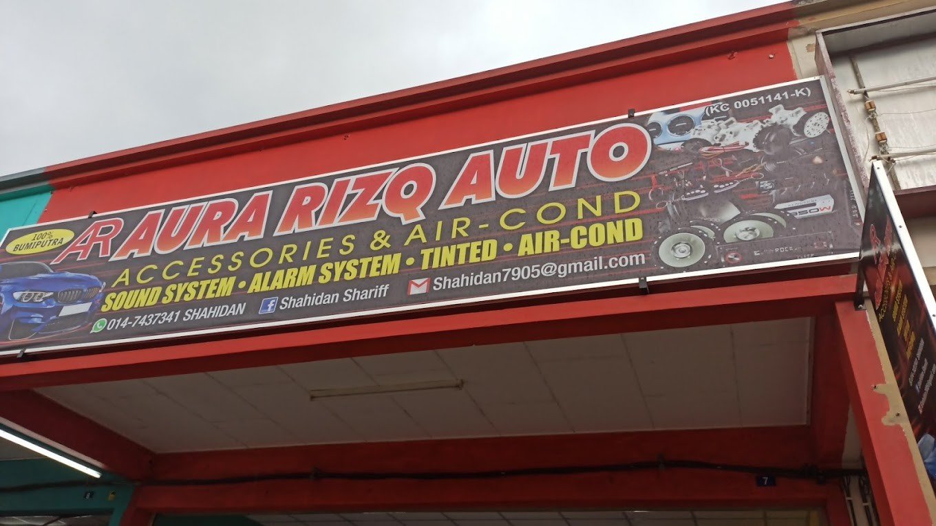 Aura Rizq Auto Accessories, Tinted & Aircond