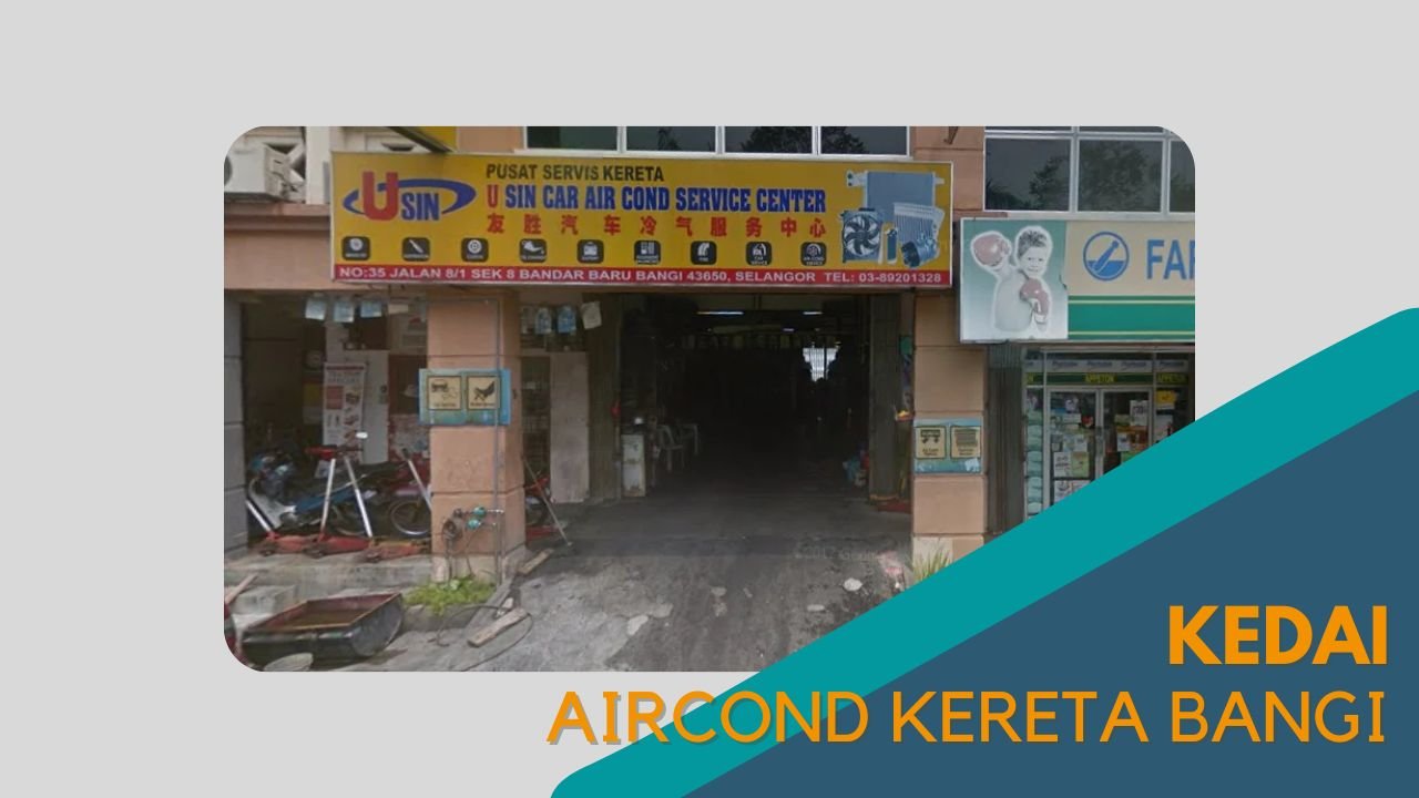 Cover kedai Aircond Kereta Bangi