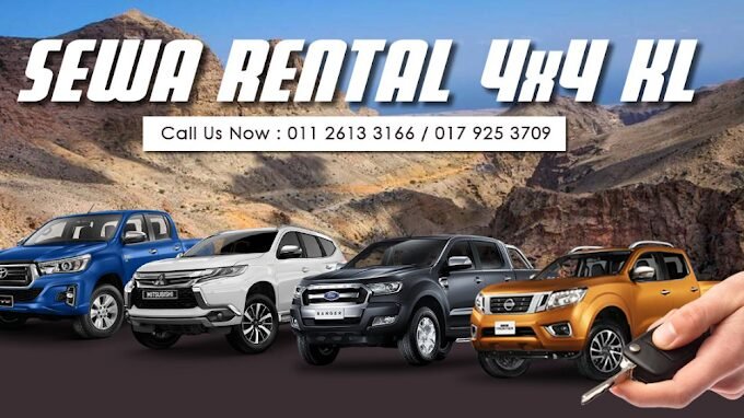 Sewa Rental 4x4 Triton Hilux Cheras