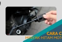 Cover Cara Cek Minyak Hitam Motor 7milegae