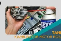 Cover Tanda Karburator Motor Rosak 7milegae