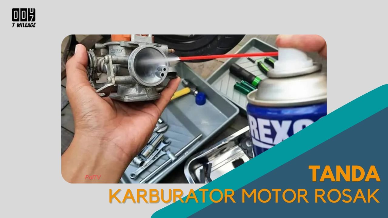 Cover Tanda Karburator Motor Rosak 7milegae