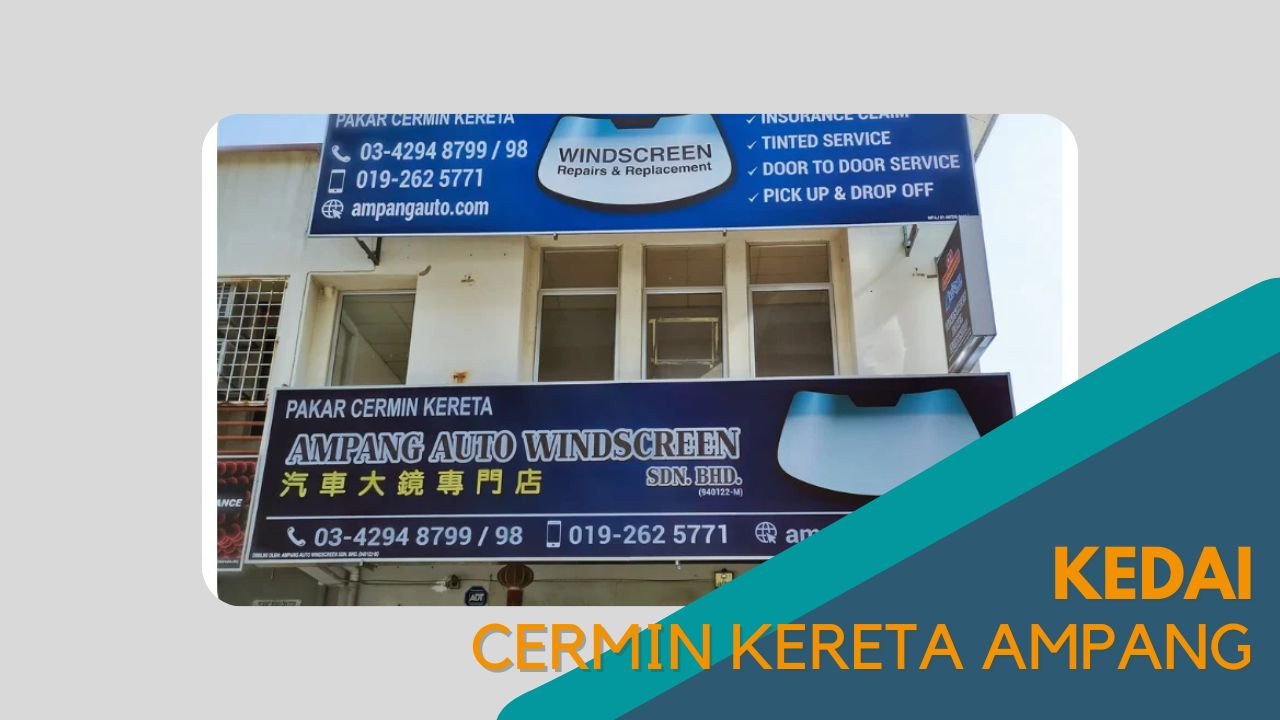 Cover kedai Cermin Kereta Ampang