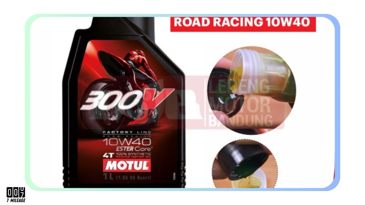 Minyak Hitam Motor Terbaik Motul 300V Factory Line Road Racing 10W-40