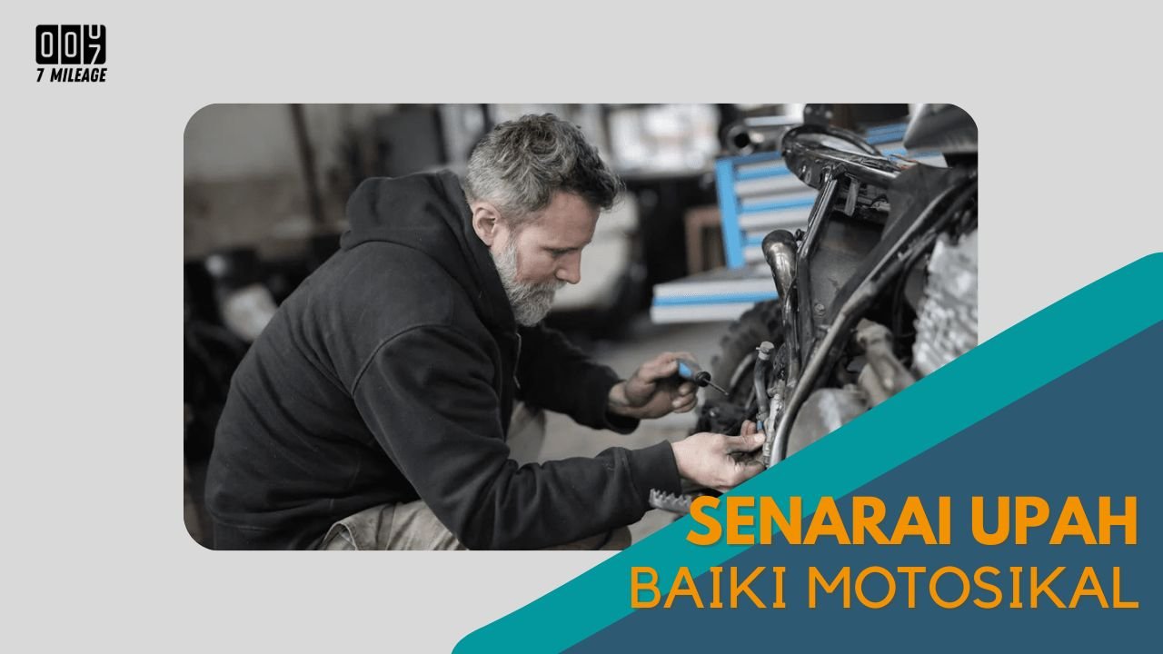 Cover Senarai Upah Baiki Motosikal 7milegae