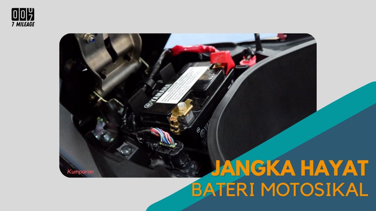 Cover Jangka Hayat Bateri Motosikal 7milegae