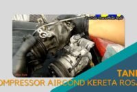 Cover Tanda Compressor Aircond Kereta Rosak