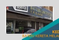 Cover kedai Bateri Kereta Melaka