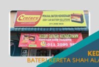 Cover kedai Bateri Kereta Shah Alam