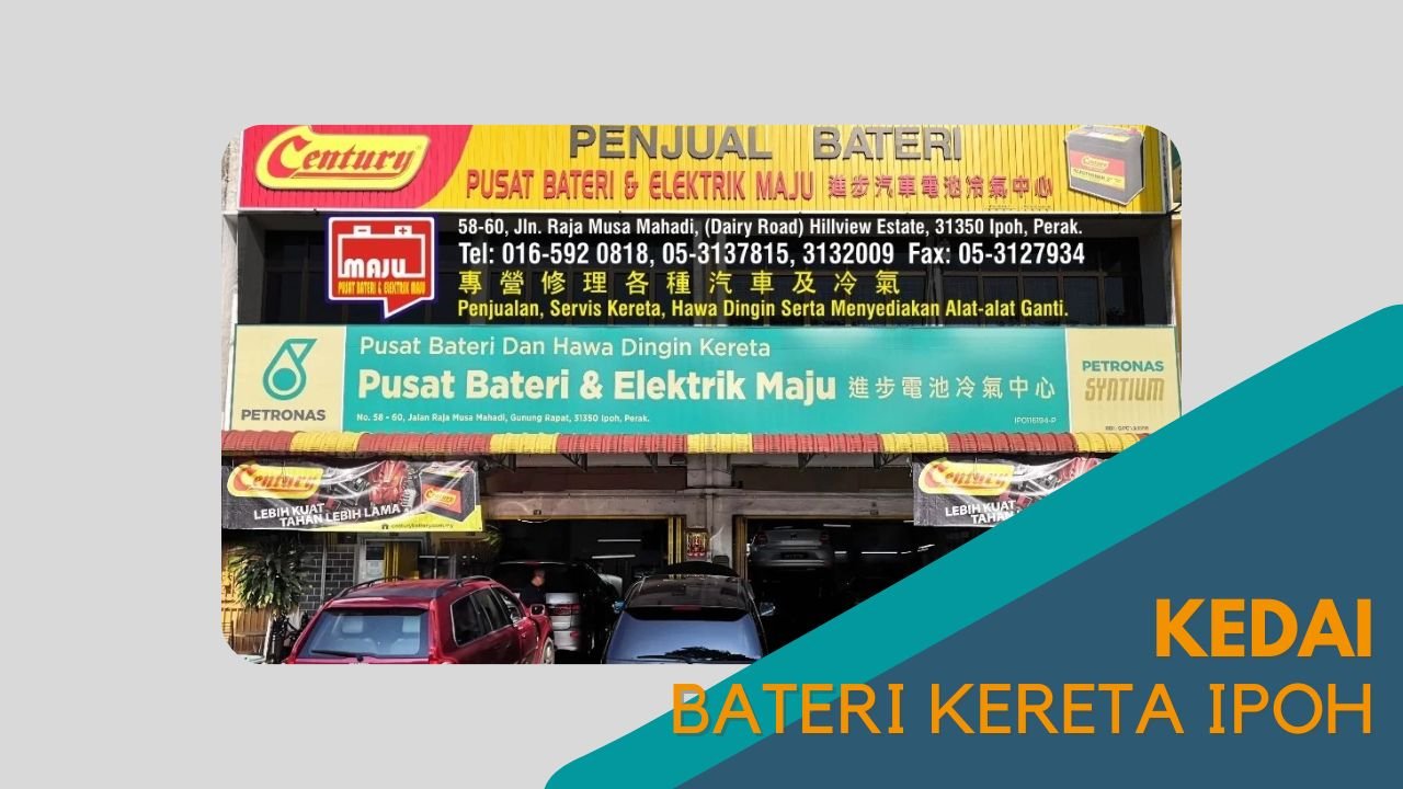 Cover kedai Bateri Kereta Ipoh