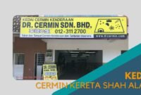 Cover kedai Cermin Kereta Shah Alam